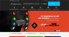 Desktop Screenshot of deltronica.com.br