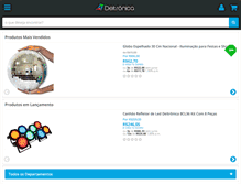 Tablet Screenshot of deltronica.com.br